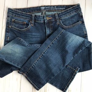 Gap 1969 Skinny Roll Up Jeans US 8/29r